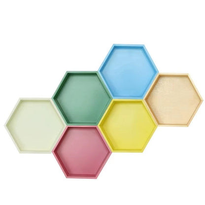 ESTANTE MAGNÉTICO HEXAGONAL